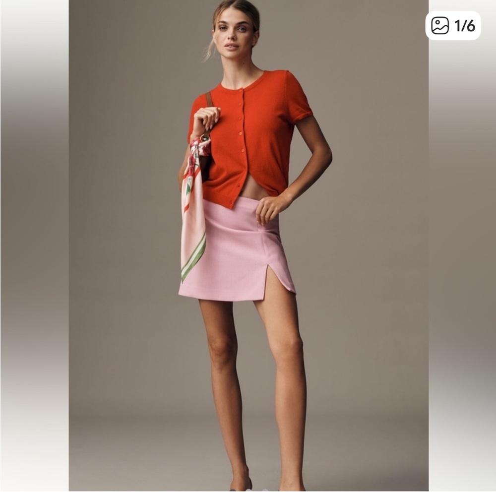 Maeve Pink Mini Skirt